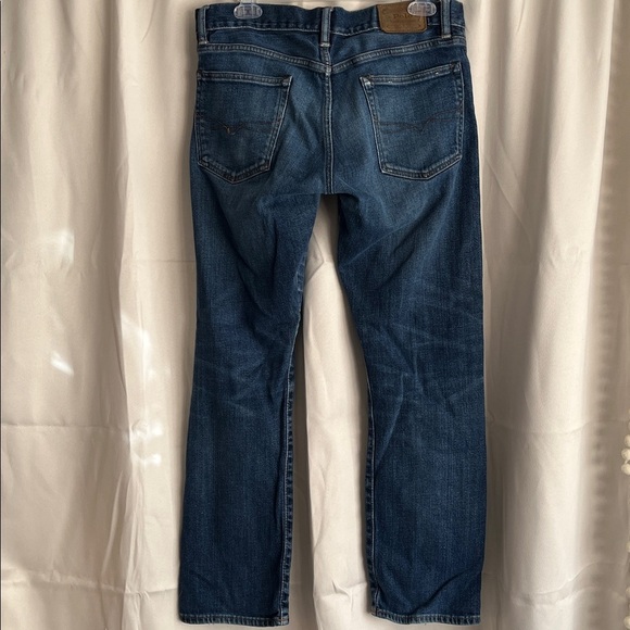 Polo Ralph Lauren Distressed Varick Slim Straight Jeans Elliot Stretch 32/30 - Picture 2 of 10